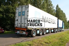 LKW Foto Container-Sattelauflieger Niederlande blau MAERSK #i6dk