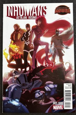 Inhumans Attilan Rising #1 2015 W Scott Forbes 1:20 Incentive Cover Variant C NM