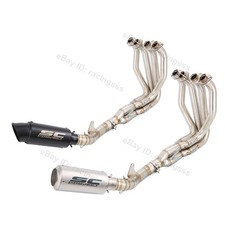 Per Kawasaki Ninja 1000 Z1000 2010-2025 Tubo Scarico Completo Testata Marmitta