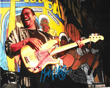 * GEORGE PORTER JR. * signed 8x10 photo * THE METERS * COA *