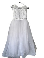 Size 12 Girls White Dress
