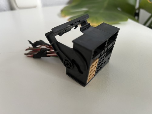 Autoradio Radio Original VW Audi Seat Skoda Stecker 3B7035444 Golf Passat Kabel