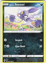 Hisuian Sneasel - 092/189 - Cosmos Holo - Astral Radiance Promo