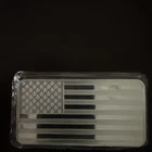 10  Troy oz. Silver Silvertowne American Flag Bar .999 Fine Silver