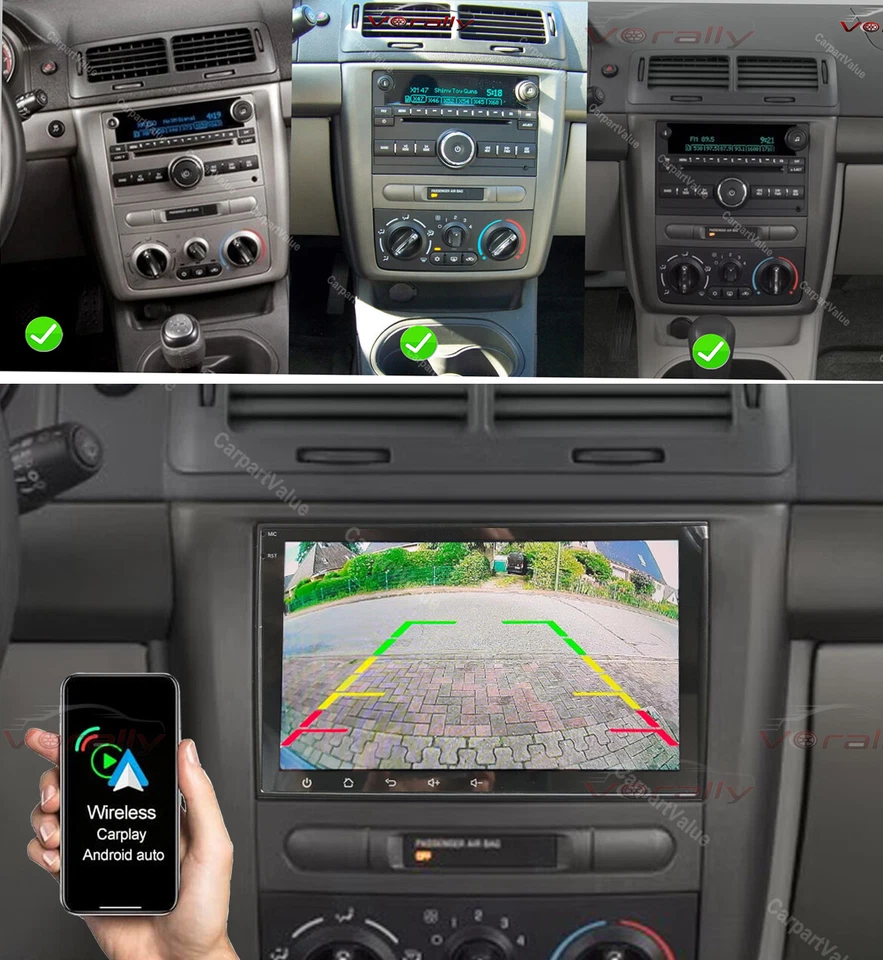 Carplay For 2008 2009 Chevrolet Cobalt 8" Car Stereo Radio GPS WIFI Androi Foto 2 de 4