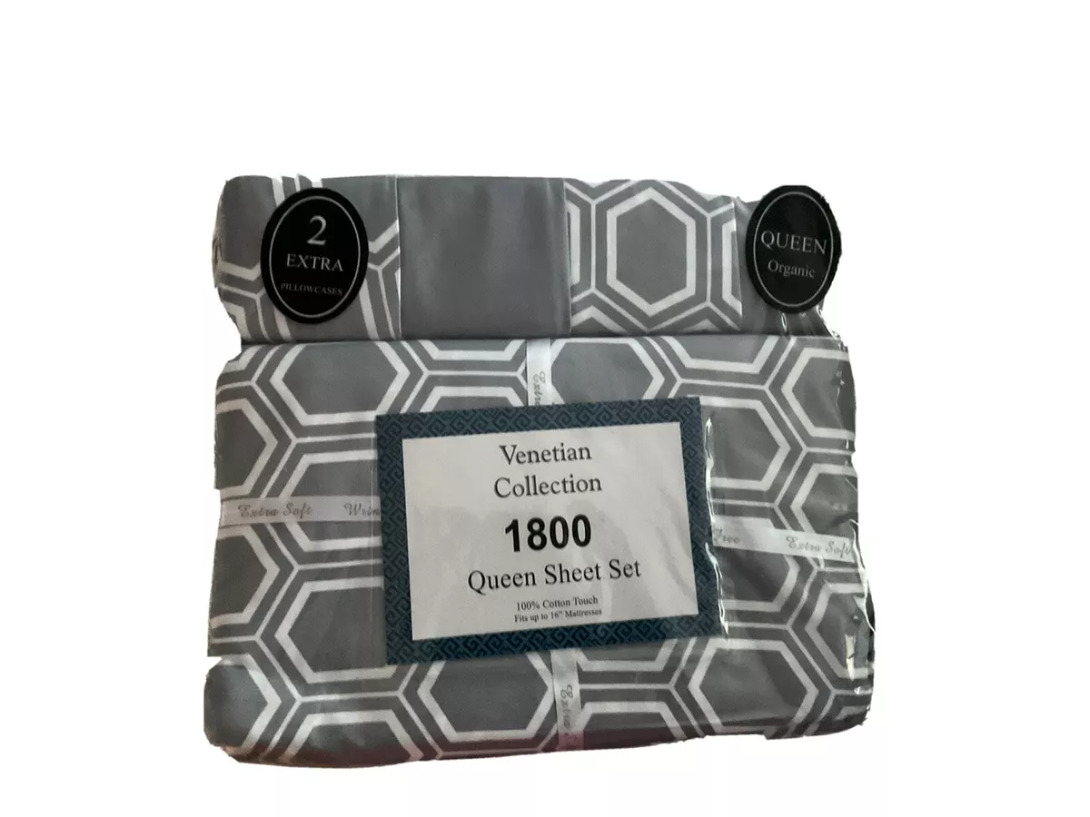 venetian collection 1800 queen sheets set eBay
