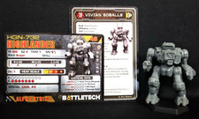Battletech Highlander Mech, Pilot Cards Alpha...