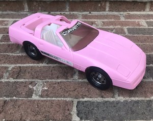 corvette rosa de barbie