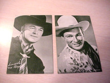 1950'S  ROY ROGERS & HOPALONG CASSIDY  ARCADE EXHIBIT CARDS WESTERN COWBOY