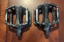 Mid School Wellgo LU-204 MINI Platform Pedals BMX 9/16" BLACK - USED