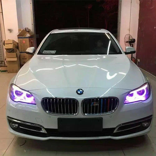 H8 LED RGB Angel Eyes Halo Ring Light Canbus WIFI For BMW E90 E92 335i 328i M3 - Picture 12 of 12