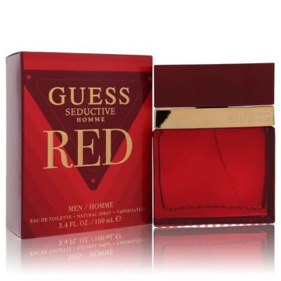 Guess Seductive Homme Red Eau De Toilette Spray 3.4 Oz For Men 