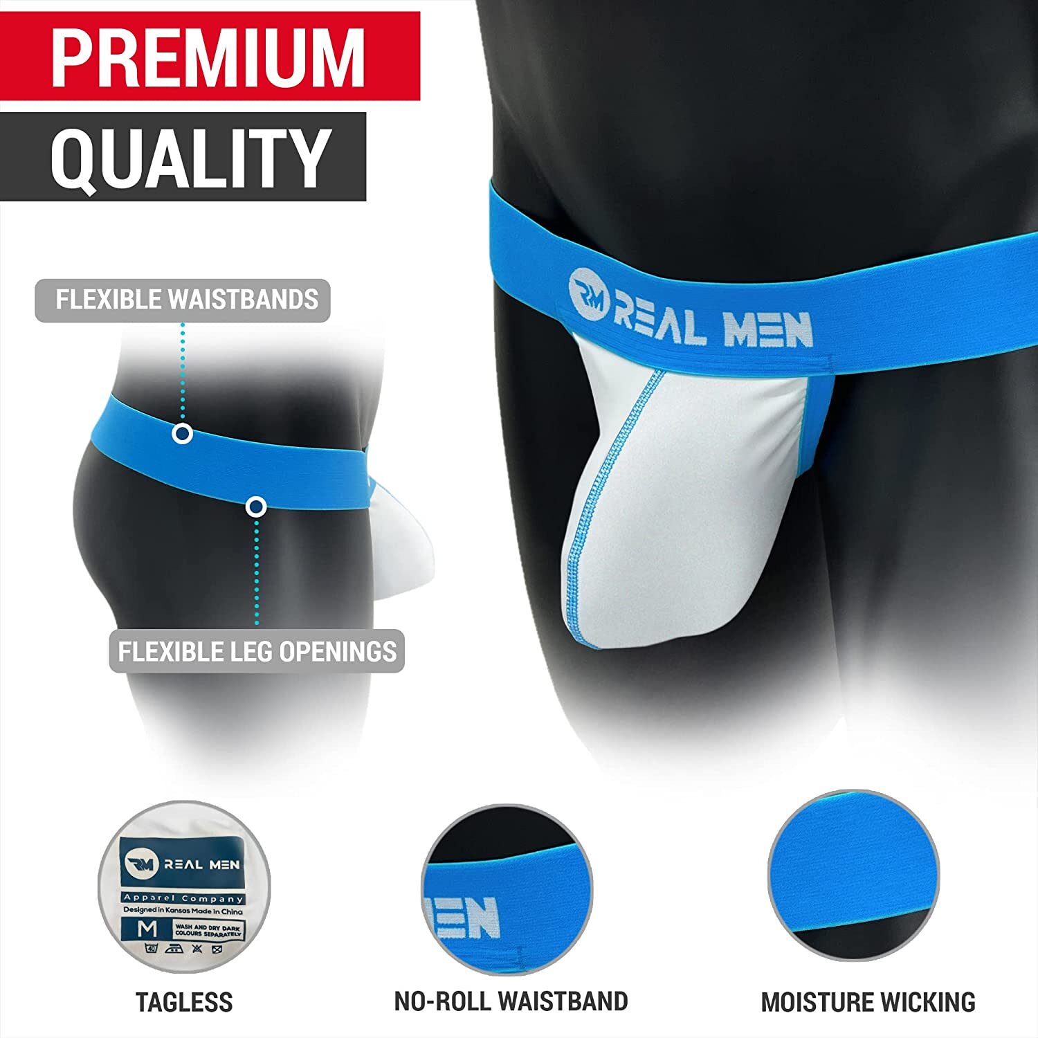 Real Men LIFT Pouch Jock Strap Vasectomy Support Underwear Athletic