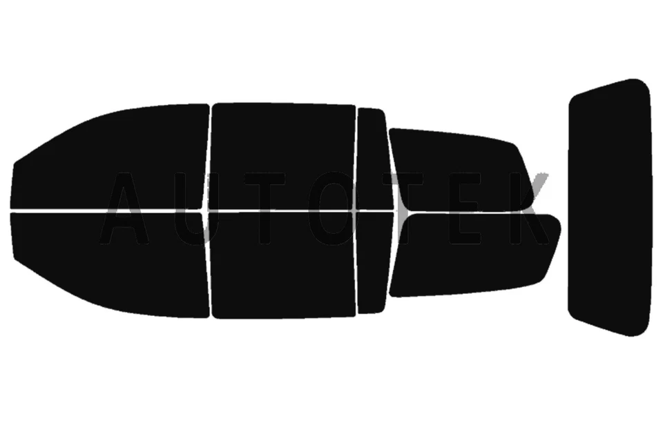 PreCut Todos os Lados + Película para Janela Traseira Qualquer Sombra % Para Dodge Durango 2004-2009 - Imagem 2 de 4