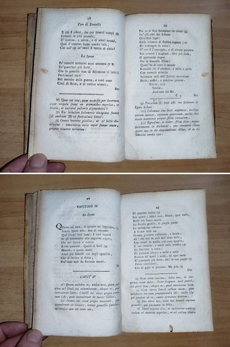 Barbato, SAGGIO di POESIE ED ISCRIZIONI. 1797. Cantica Salomone, POETICA EBRAICA - Picture 20 of 22