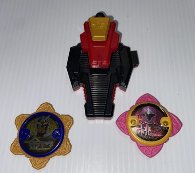 power rangers power up pink  gold ninja power star with