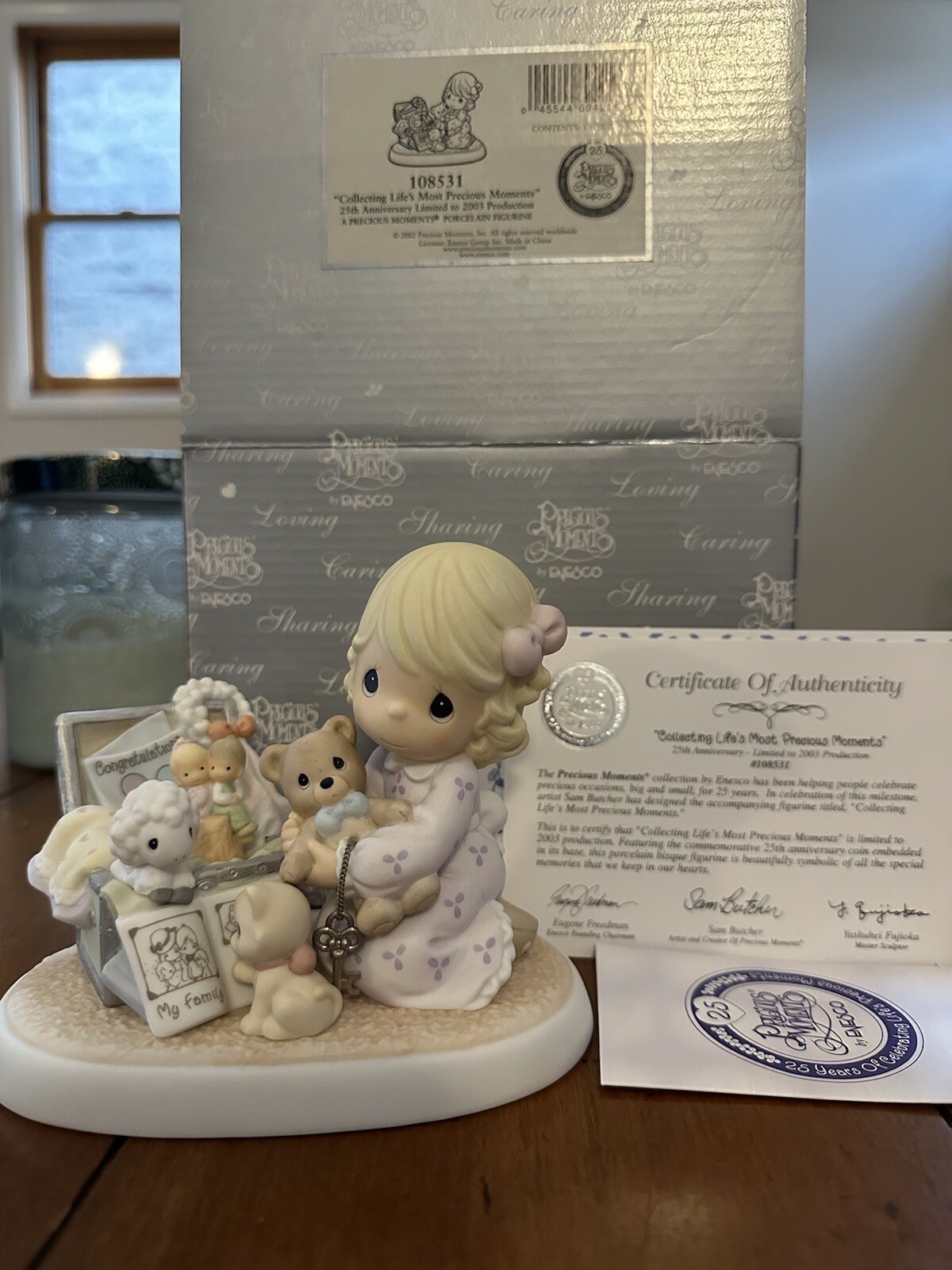 "Collecting Life's Most Precious Moments" 2003 25th Anniversary/ LE