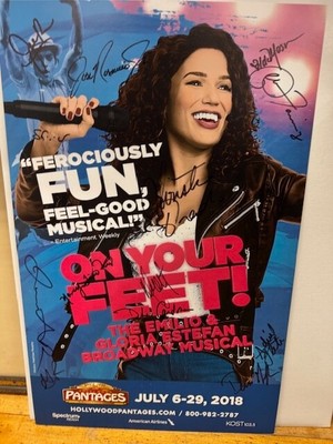 On Your Feet  Signed Cast Poster Pantages LA
