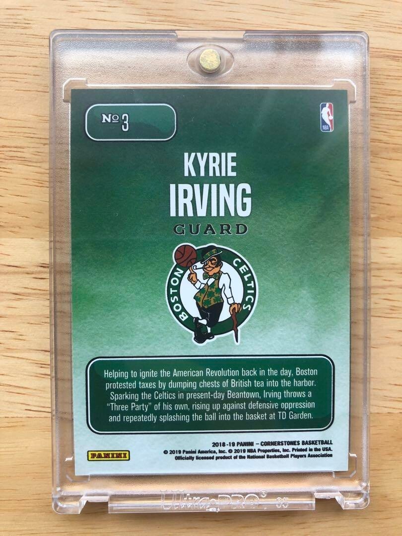 Kyrie Irving 2018 Panini Cornerstones Downtown Celtics Kyrie Irving 2018 Panini Cornerstones Downtown Celtics