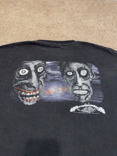 T-shirt vintage 1995 Primus Tales From The Punch Bowl Band Tour taglia XL anni 90 rock - Foto 6 di 8