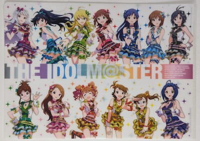 The Idolmaster Anime Clear File Folder Banpresto A4