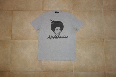 Dsquared² Runway AFRODEANIAC T-shirt L SS/09 74GC510 Made in Italy, RARE