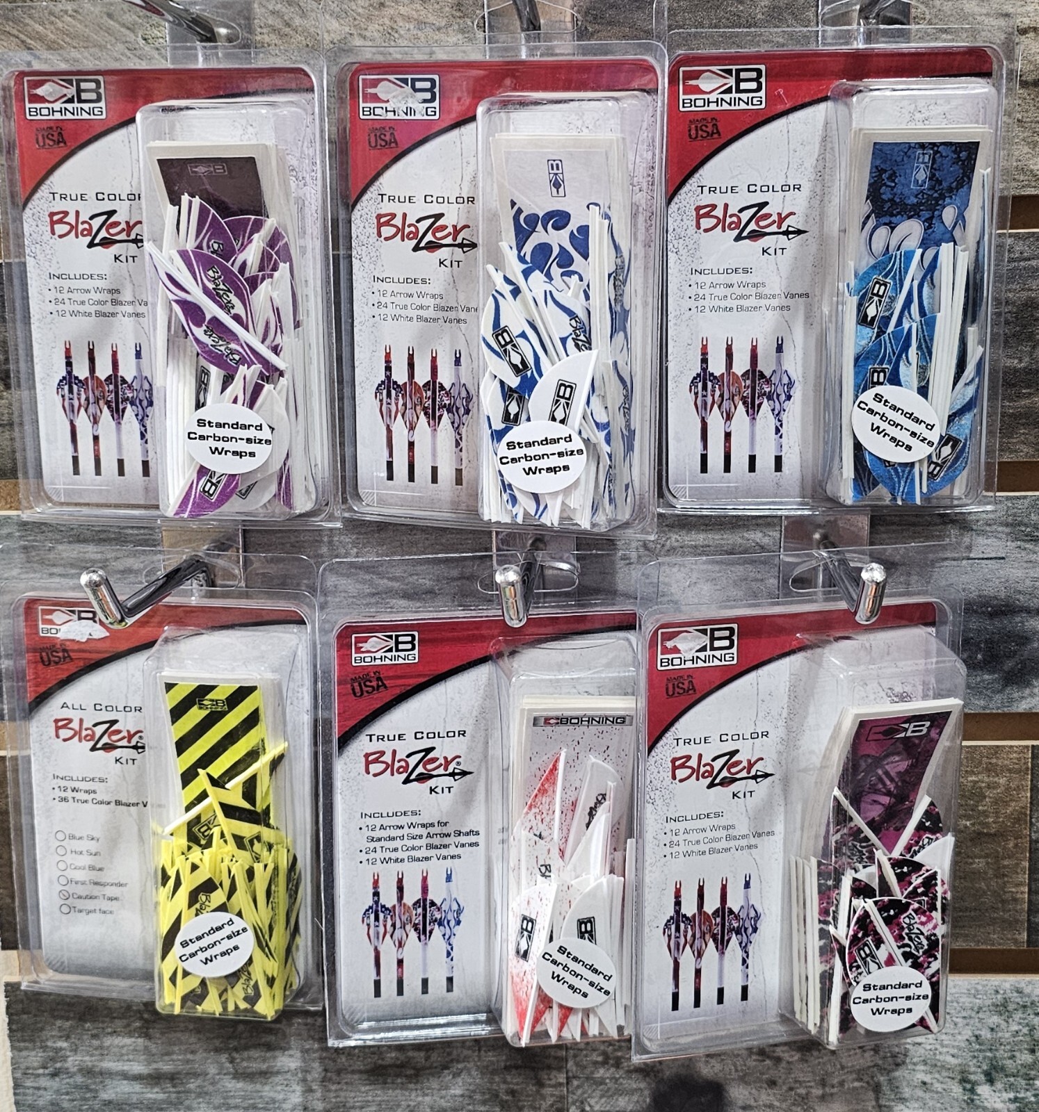 Bohning Blazer Vane Combo 36 And Red White Pack Max 78% OFF