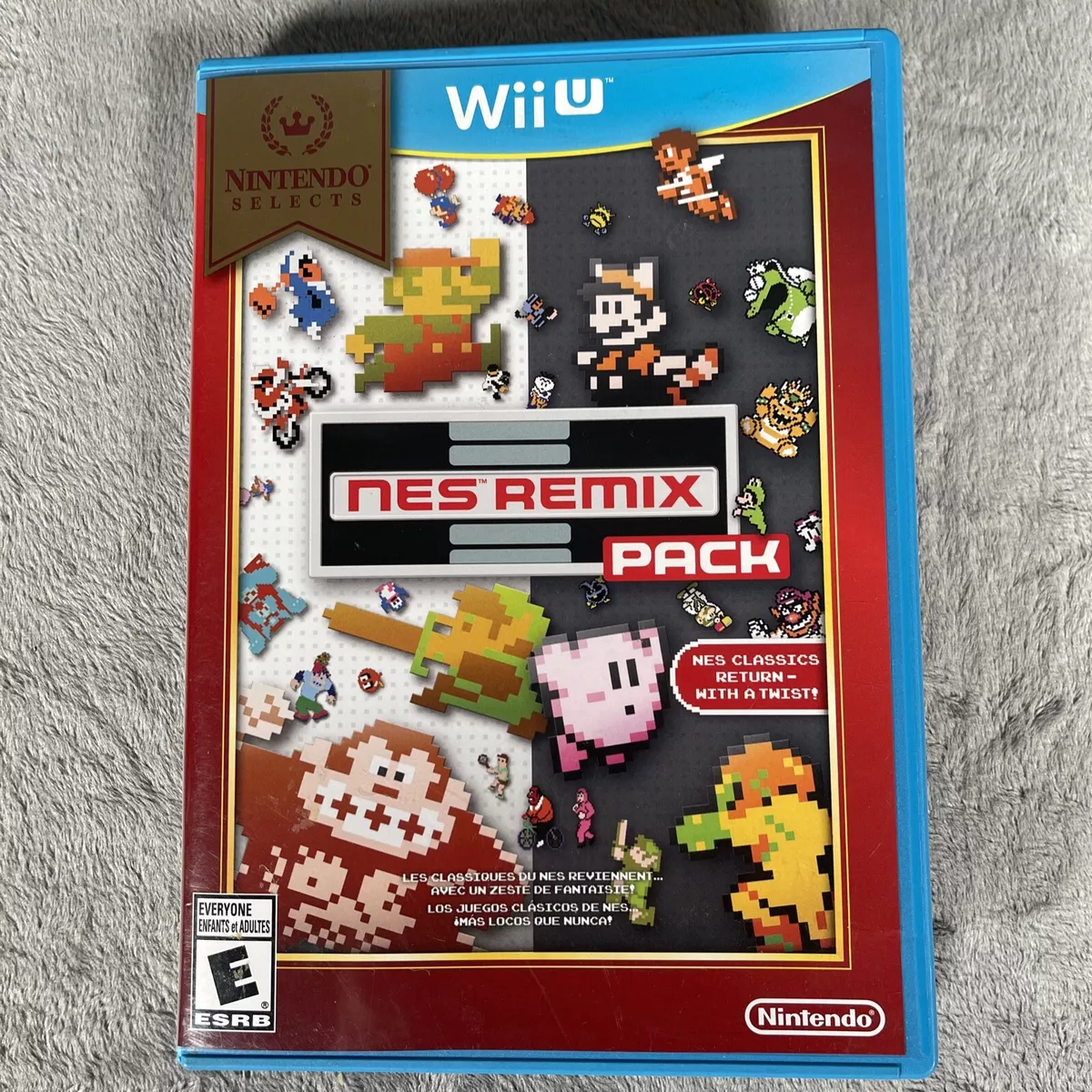 Nintendo Wii U NES Remix Pack Nintendo Selects Edition Complete