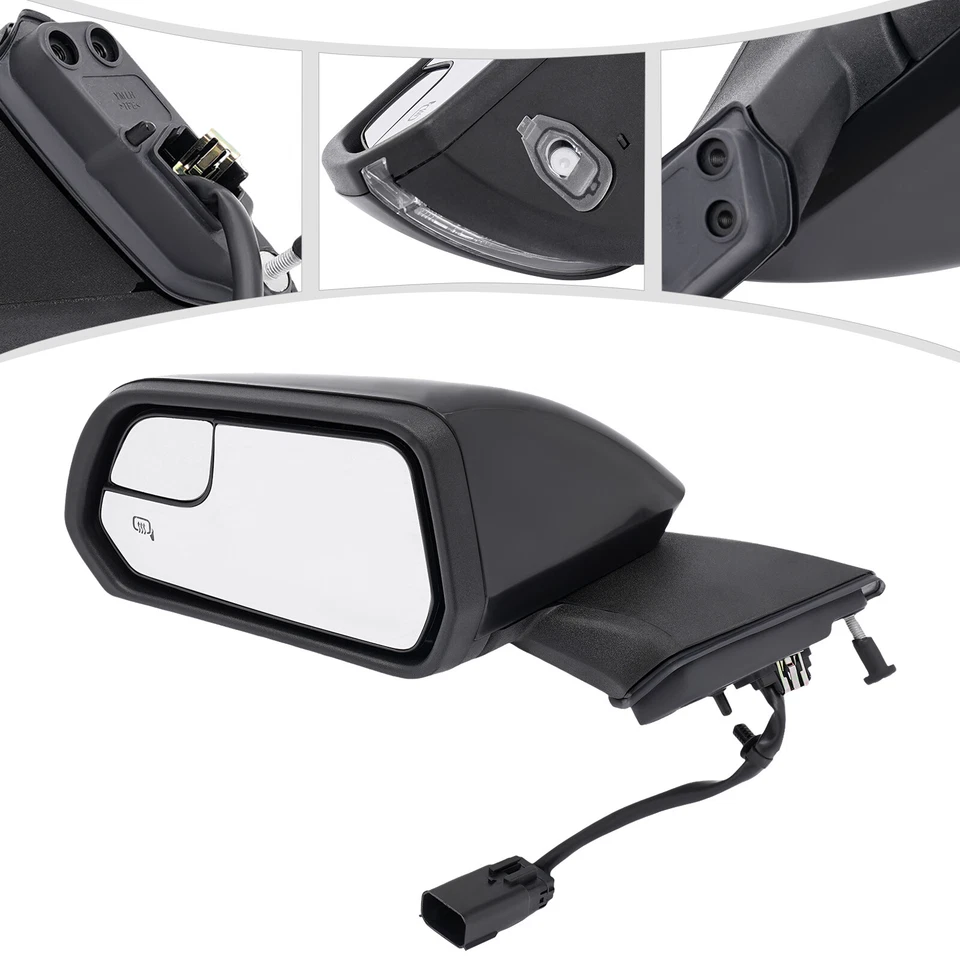 Power Rear View Mirror For 15-20 Ford Mustang Left Driver Side Rearview Mirror Foto 2 de 4