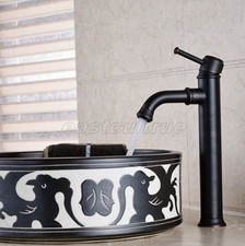 Oil Rubbed Bronze Single Lever Bathroom Vessel Basin Sink Faucet Tap enf285