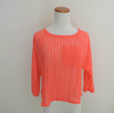 forever 21 neon crop top