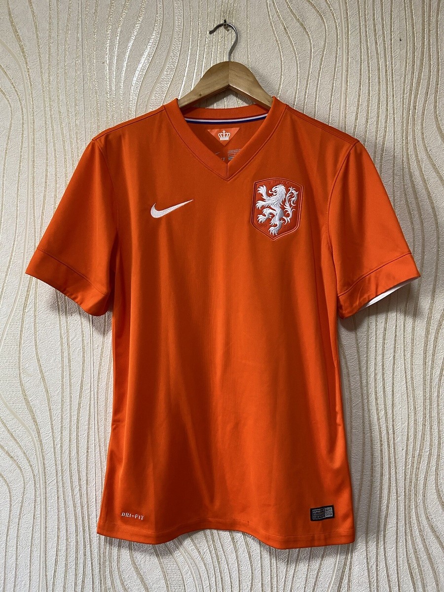 NETHERLANDS 2014 2015 HOME FOOTBALL SHIRT SOCCER JERSEY NIKE