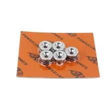 5PCS Stainless Steel POWERJAMES Floating Front Brake Rotor Buttons for Harley 