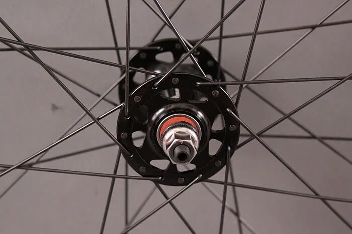 Velocity Deep V ALL BLACK Fixed Gear Track Bike Singlespeed