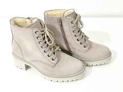 GABOR Stiefeletten / Stiefel, Gr. 36 (UK 3.5), Winter Leder beige