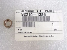 Kawasaki NOS NEW 92210-1386 Left Handed Nut KSV KVF KSV700 KVF750 KVF650