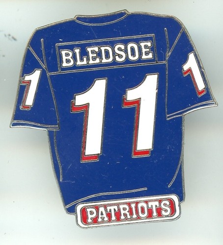 Patriots Vintage Pin Choice Some new on card New England NFL Brady Bledsoe - Picture 12 of 31