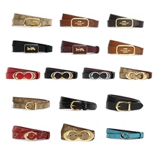 COACH Women's Buckle Belt - XL - L - M - S - Cut-To-Size