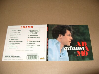 Salvatore Adamo  Tombe La Neige Collection 1999 Digipak VG / cd Ex+ Condit (C22)
