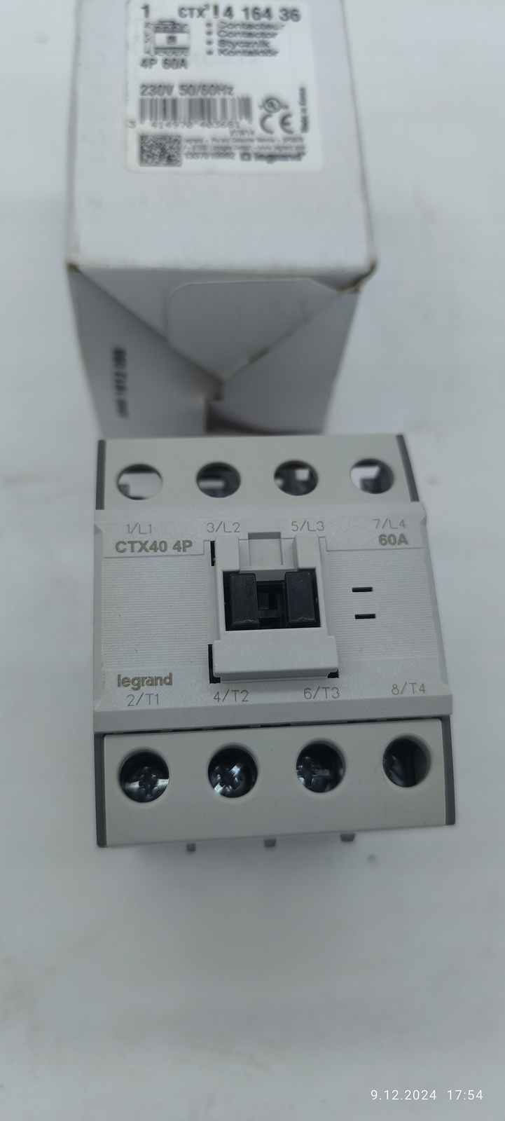 LEGRAND CTX3 4P 60A AC1 230V AC 416436