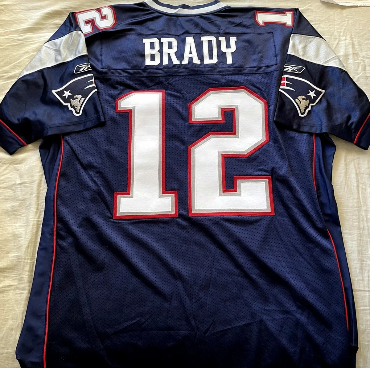 Tom Brady New England Patriots authentic Reebok Super Bowl 38 game model  jersey