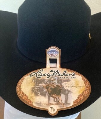 New Larry Mahan Dorado Men 5X Fur Felt Wide Brim Buckle Cowboy Hat Made in  USA