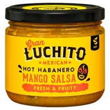 Gran Luchito Hot Habanero Mango Salsa 300g x 3