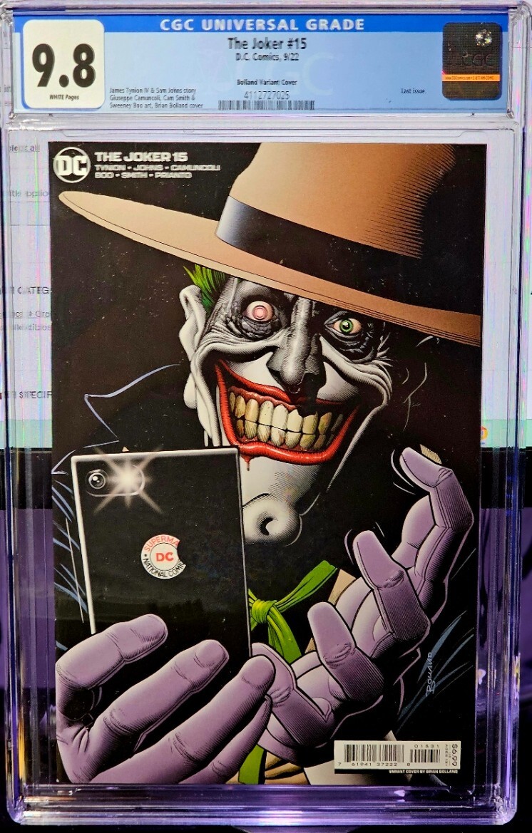 The Joker #15 (DC Comics, 2022) Bolland Variant Killing Joke