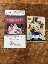 Roman Josi IP Signed Upper Deck Allure Card JSA Coa Predators Autographed