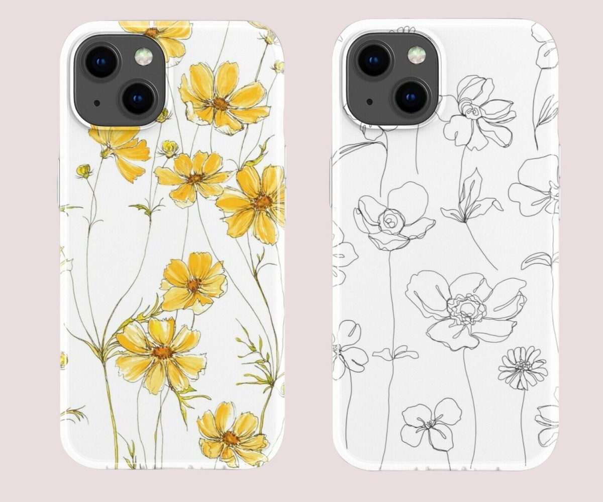 Flower Yellow Phone Case Printed and Designed For Mobile Cover