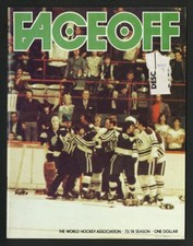 11-17-1973 NEW YORK GOLDEN BLADES 2 @ HOUSTON AEROS 3 GORDIE HOWE HOCKEY PROGRAM