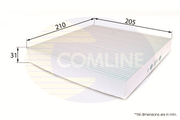 COMLINE EKF192 Filter, interior air for RENAULT