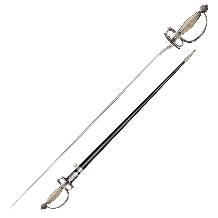 Hoja de acero al carbono con una sola mano y europeos de colección Mediterráneo Renacimiento espadas y sables