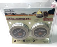 Adventuridge Portable Campfire 2 Pack Lightweight, Durable & Sturdy Up To 4Hrs